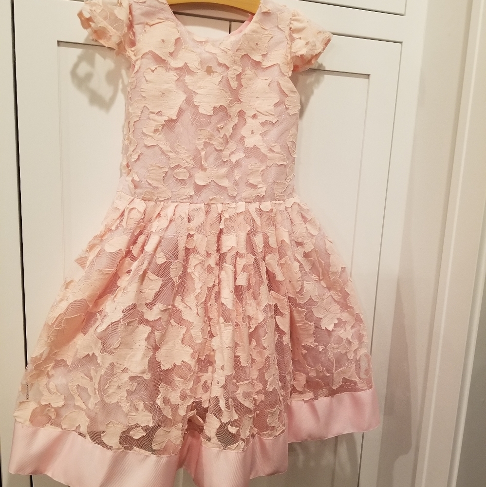 Girls Blush/Pink Fiveloaves TwoFish Dress Size 12